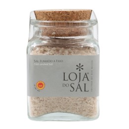 Loja do Sal Cold-Smoked Salt in glass jar