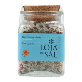 Loja do Sal Fish Seasoning in glass jar