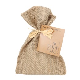 Loja do Sal Flower of Sea Salt in Burlap Bag