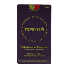 Manná Filetes de caballa a la portuguesa en aceite de oliva