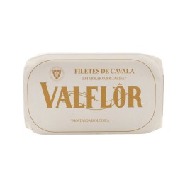 Valflor Mackerel Fillets with Dijon Organic Mustard