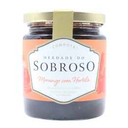 Herdade do Sobroso Erdbeere mit Minzemarmelade