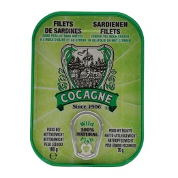 Cocagne Skinless and Boneless Sardines Fillets with Lemon