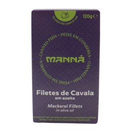 Manná Filetes de caballa en aceite de oliva