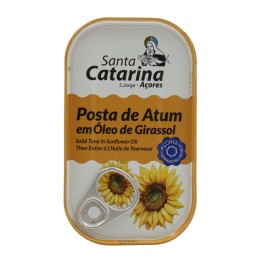 Santa Catarina Posta de Atum em Óleo de Girassol 120 g