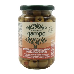 Qampo Olives stuffed with pepper paste 210 g