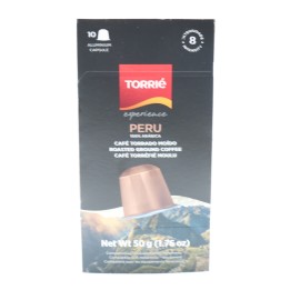 Torrié Perú Capsula di alluminio Compatibile con Nespresso 10 unità