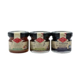 Prisca Seduction Set mit 3 Miniaturen Apfel-Feige-Heidelbeere