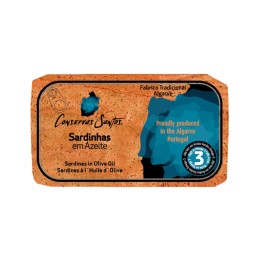 Campos Santos Sardinas en aceite de oliva con etiqueta de corcho