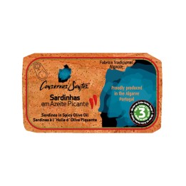 Campos Santos Sardinas en aceite de oliva picante con etiqueta de corcho