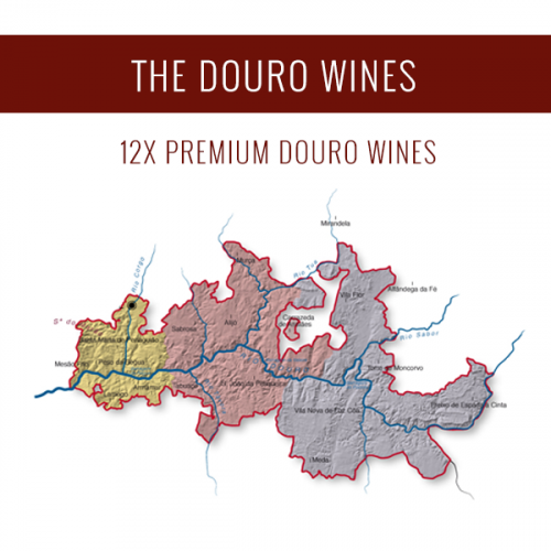 El Douro - Una selección de 12x vinos premium