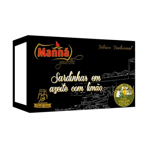 Manná Gourmet Sardinas en Aceite de Oliva Virgen Extra con Limón
