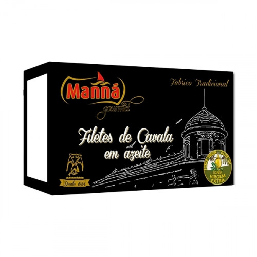 Manná Gourmet Mackerel Fillets in Extra Virgin Olive Oil