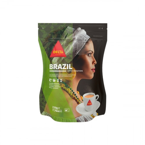 Delta Brasil Caffè Macinato 220 grammi