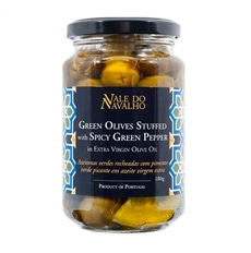 Vale do Navalho Green Olives Stuffed with Green Pepper 180 g