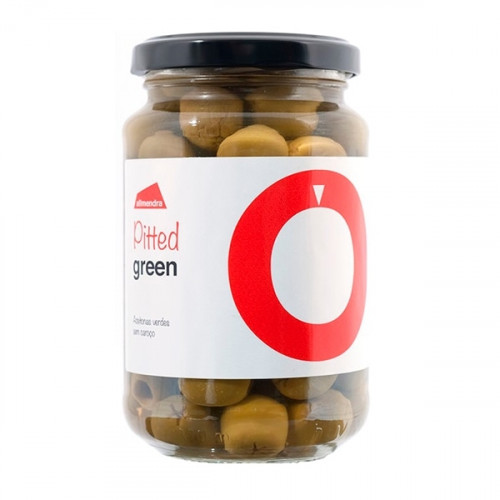 Almendra Pitted Green Olives 180 g