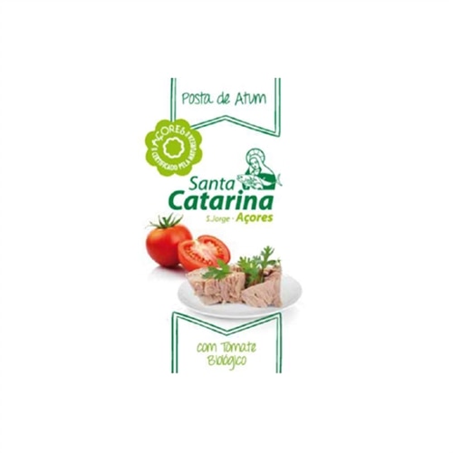 Santa Catarina Pavé de Thon à la Sauce Tomate Bio 120 g