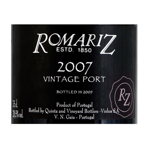 Romariz Vintage Portwein 2007