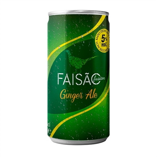 Faisão Fusion Ginger Ale in can