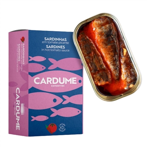 Cardume Sardines in Hot Tomato Sauce