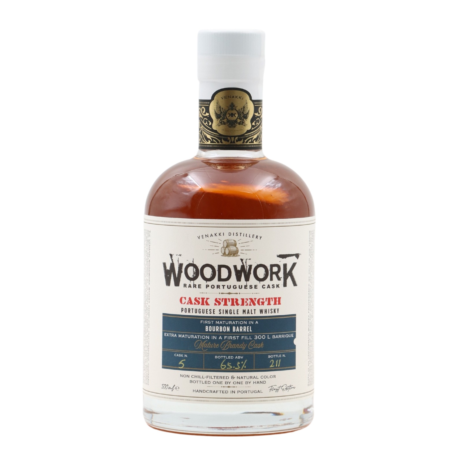 Woodwork Whisky de Malte Único Casco de Brandy N.º5