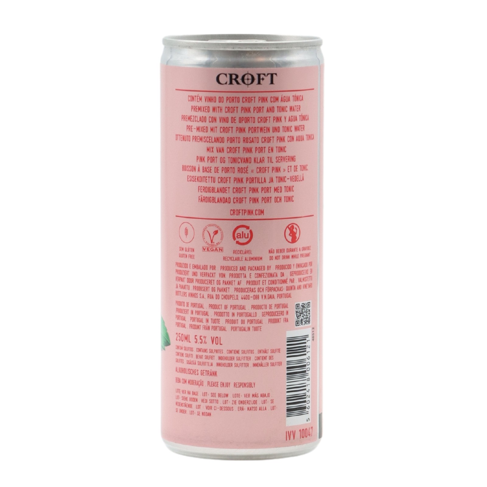 Croft Pink & Tonic em lata