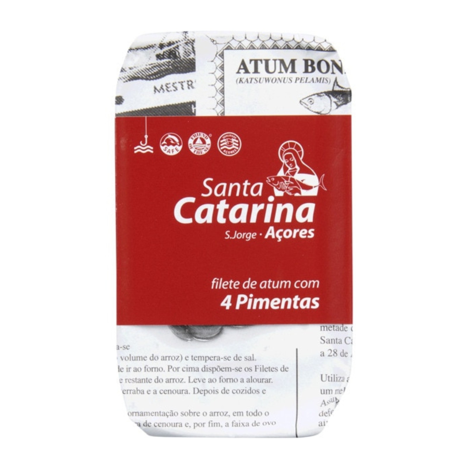 Santa Catarina Tuna Fillet with Four Peppers 120 g