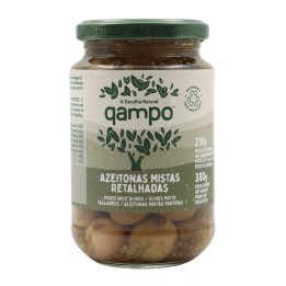 Qampo Mixed Split Olives 210 g