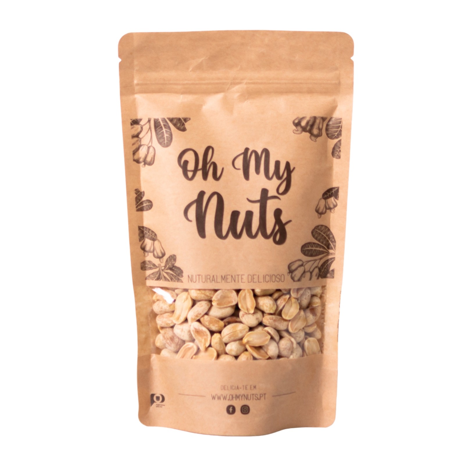 Oh My Nuts Geröstete Erdnüsse ohne Haut