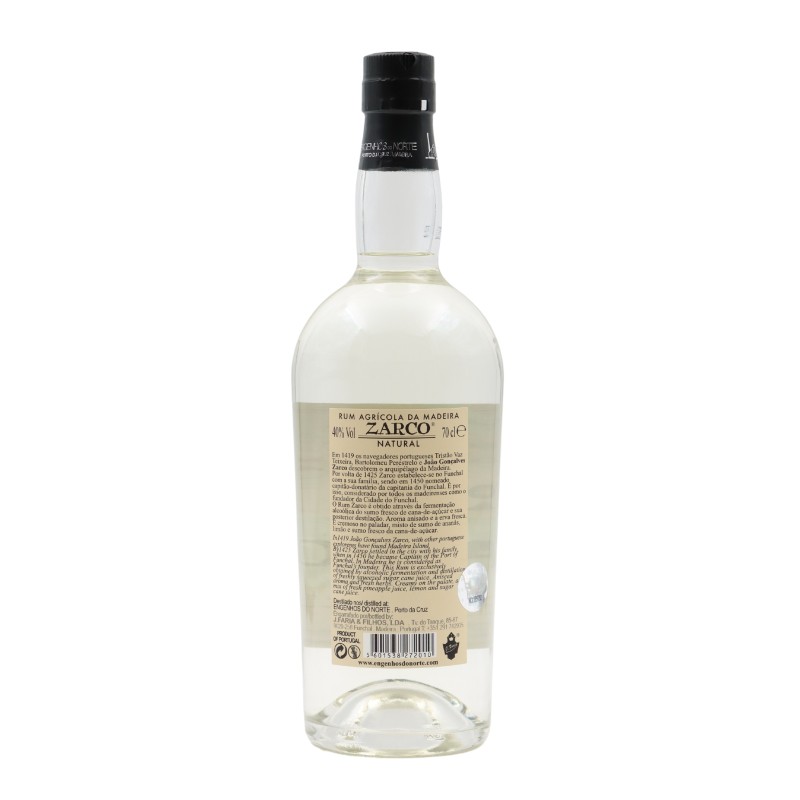 Rum Zarco Natural Bianco