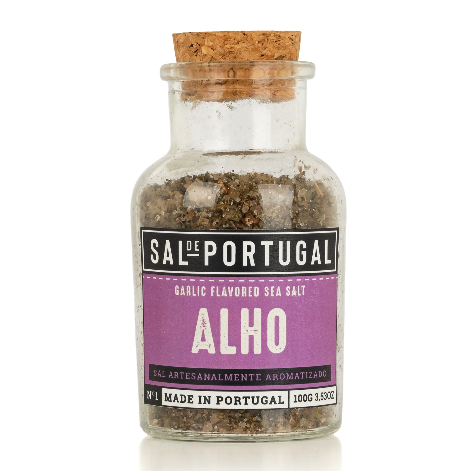Sal de Portugal Sel de mer aromatisé à l'ail