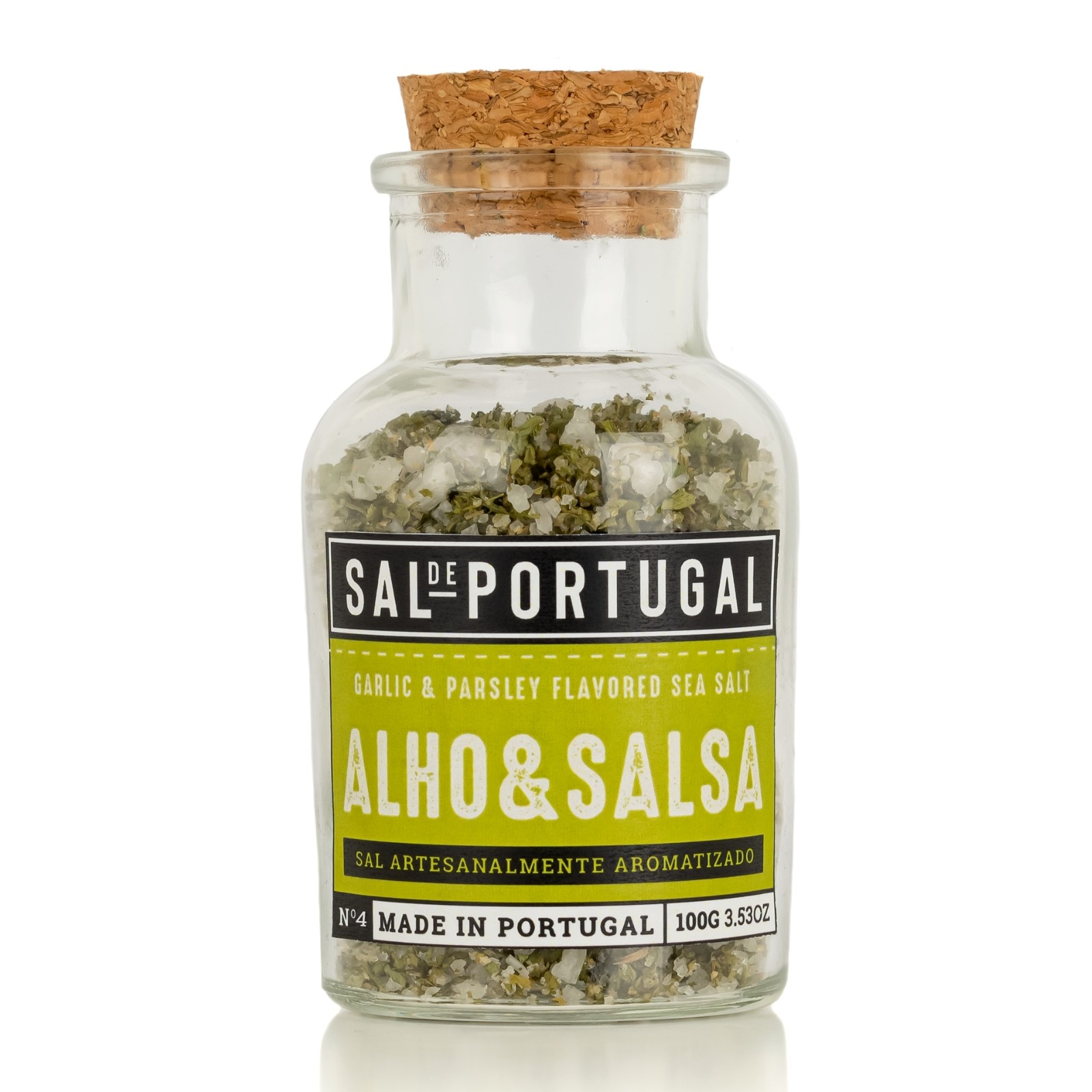 Sal de Portugal Sal marina con sabor a ajo y perejil