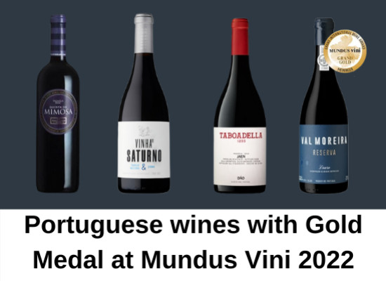 Portugiesische Weine mit Goldmedaille bei Mundus Vini 2022