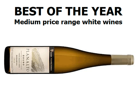 Best of the year: Medium price range white wines - €5 to €10