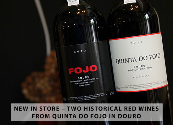 NEW IN STORE -  Two historical red wines from Quinta do Fojo in Douro