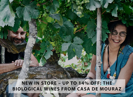 NEW IN STORE – UP TO 14% OFF: The biological wines from Casa de Mouraz 