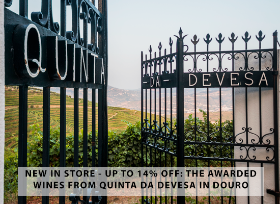 NEW IN STORE – UP TO 14% OFF: The awarded wines from Quinta da Devesa in Douro region  