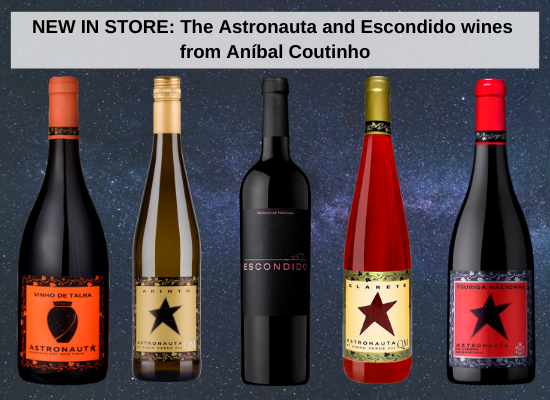 NEW IN STORE: The Astronauta and Escondido wines from Aníbal Coutinho