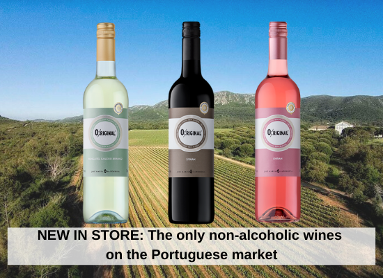 NUEVO EN LA TIENDA: los únicos vinos sin alcohol en el mercado portugués