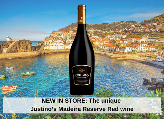NOVITÀ IN NEGOZIO: L'esclusivo vino rosso di Madeira Reserve di Justino