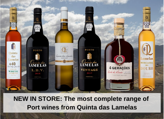 NOUVEAU EN MAGASIN: La gamme la plus complète de vins de Porto de Quinta das Lamelas