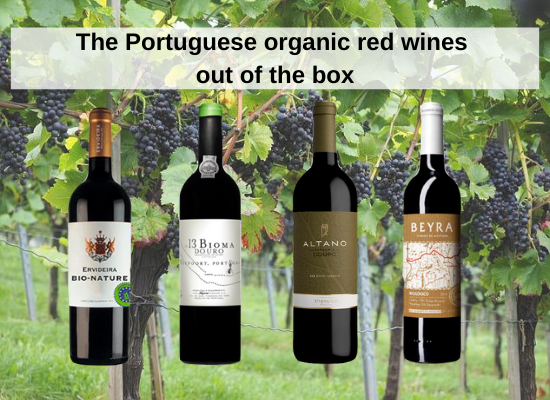 The Portuguese organic red wines out of the box
