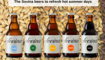 Las cervezas Sovina para refrescar los calurosos días de verano