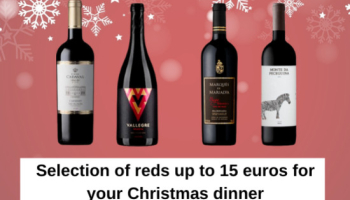 Auswahl an Roten bis 15 Euro für das Weihnachtsessen