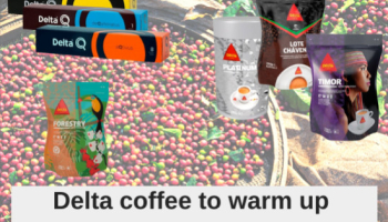 Delta coffee to warm up the cold winter days