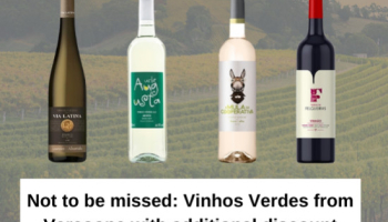 Imperdível: Vinhos Verdes Vercoope com desconto adicional