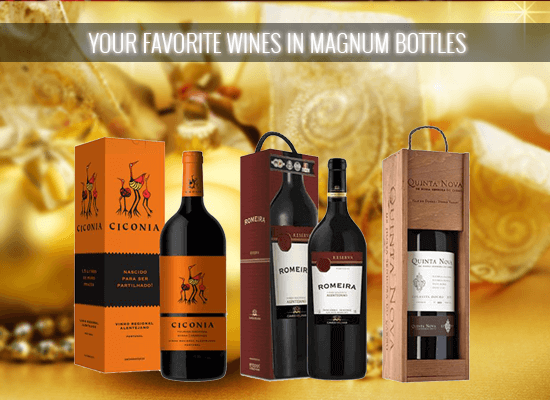 Impress your family and friends with our magnum bottles selection for the big day