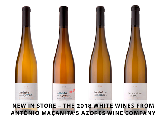 NEW IN STORE: The 2018 white wines from António Maçanita’s Azores Wine Company